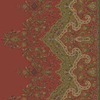   in X 10 in Paprika Paisley Panel Sample WC1281026S 