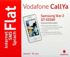 Samsung GT S5260 Star 2 Vodafone CallYa S5260 weiß NEU 8806071383453 