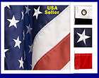 EMBROIDERED US FLAG 3x5 AMERICAN FLAG 2 PLY SPUN POLY COMMERCIAL GRADE