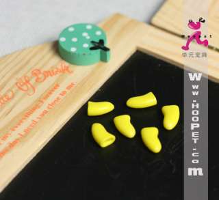 20pcs pet/Dog/Cat Nail wrap/Caps Claw Control glue/adhesive colorful 