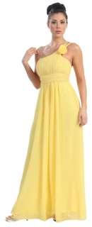 Classy One Shoulder Prom Party Dress Bridesmaid Dresses  