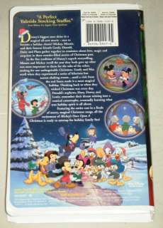 MICKEYS ONCE UPON A CHRISTMAS VHS MOVIE, Disney 1999   Mickey, Donald 