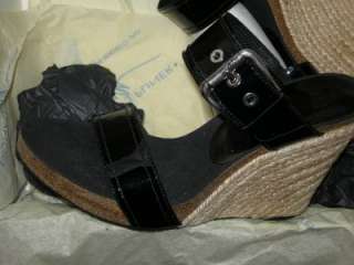Donald J Pliner Ghita BLACK/Natural Shoe Sizes 8 $270  