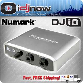 NUMARK DJIO DJIO USB DJ AUDIO INTERFACE DJ IO SOUND CARD 