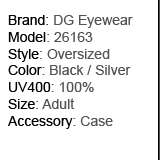   Case   Oversized Designer Sunglasses Classic Fashion Large Logo  