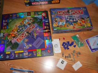 Monopoly The Disney Edition 8 collectible tokens  