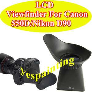 LCD Viewfinder extender 2.8X For Canon550D Nikon D90  