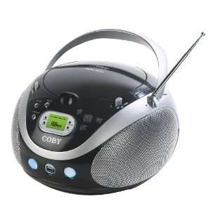   Sealed Coby Portable /CD Player with AM/FM Radio   Black (MPCD471