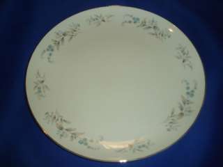 Fine China Of Japan Pattern Forget Me Not Chop Plate  