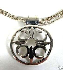 St. Magnus Cross Sterling Silver Pendant Necklace  