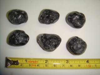    SIZED ROUGH BLACK OBSIDIAN ROCKS (APACHE TEARS)   From Superior, AZ