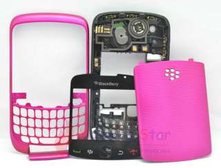 Full Housing Chassis For Blackberry Curve 9300 Hot Pink  