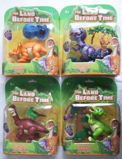 THE LAND BEFORE TIME Action Figure LITTLEFOOT CERA CHOMPER DUCKY Free 