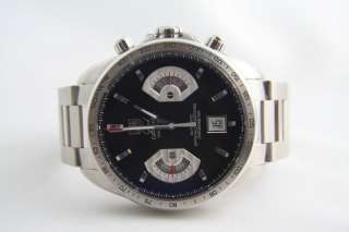 Tag Heuer Automatic Grand Carrera Chronograph Black Dial CAV511A 