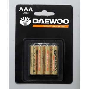  DAEWOO AAA BATTERY 4 PACK Toys & Games