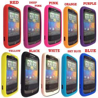 HTC WILDFIRE G8 SOFT SILICONE CASE COVER NEW   