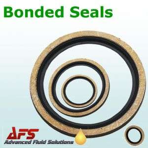 10 x M12 METRIC Bonded Dowty Seal Self Centering Washer  