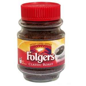  Folgers Classic Roast Instant Coffee, 4oz Health 