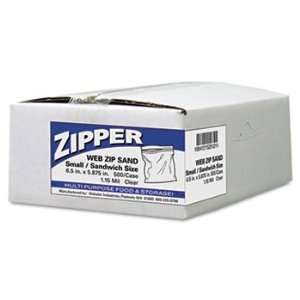  Handi Bag ZIPSAND   Recloseable Zipper Seal Sandwich Bags 