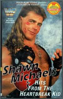 VHS Video WWF   SHAWN MICHAELS   Hits from the HEARTBREAK KID, NEU 