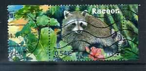   FRANCE   2007, timbre 4034, Animaux, Racoon, oblitéré