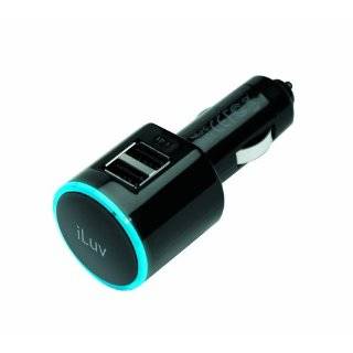 iLuv iAD219 Dual USB Car Charger for Apple iPhone 4/4S, 3G/3GS and All 