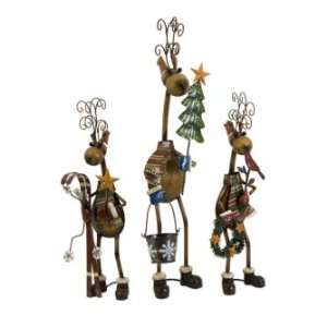  IMAX Rockin Reindeer Iron Delightful Three Cheerful 