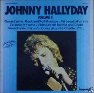   Johnny Hallyday, impact volume 5, LP