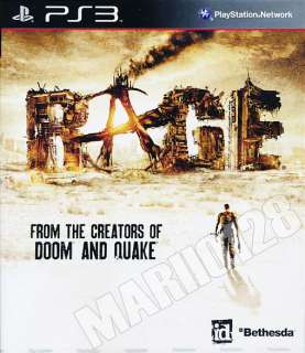 RAGE PS3 GAME BRAND NEW & SEALED  