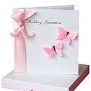 flutter butterfly wedding invitation boxed by made with love designs 