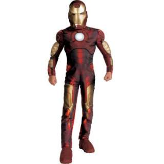 Iron Man 2008 Movie Light Up Muscle Chest Child Costume, 32921 