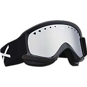 Anon Helix Mens Snowboard Goggles   Black Frame   Silver Mirror Lens 