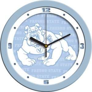    Fresno State Bulldogs NCAA Wall Clock (Blue)