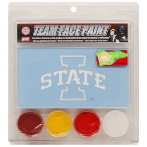  NCAA Iowa State Cyclones Face Paint with Stencils