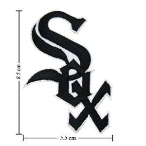  3pcs Chicago White Sox Logo 1 Emrbroidered Iron on Patches 