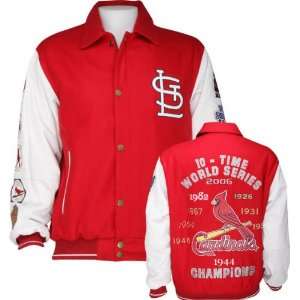   Commemorative Wool and Faux Leather Varsity Jacket