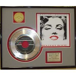 Tribute to Marilyn Monroe Candle in the Wind Framed 24kt Gold Record 