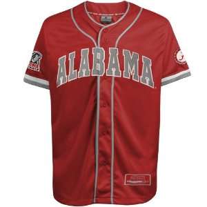 Alabama Crimson Tide Crimson Strike Zone Baseball Jersey  