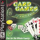 FAMILY CARD GAMES FUN PACK   Sony