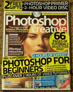 PHOTOSHOP CREATIVE Photoshop Beginners VOL 1 + CD # 75  