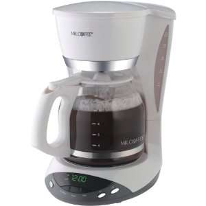  MR COFFEE DWX20 NP 12 CUP PROGRAMMABLE COFFEE MAKER (WHITE 