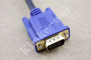 8M 15 Pin Male HDMI to VGA Cable Adapter Converter  