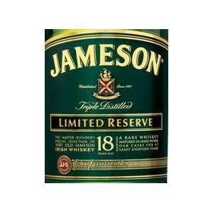  Jameson Irish Whiskey 18 Year Old Limited Reserve 750ML 