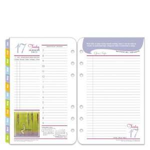   Of View Ring bound Daily Day Planner Refill   Jan 2012   Dec 2012