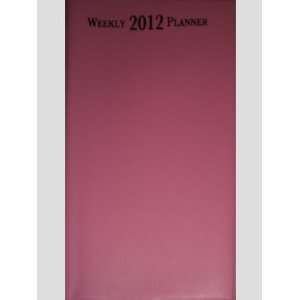    Pink Vinyl 2012 Weekly Pocket Planner Calendar