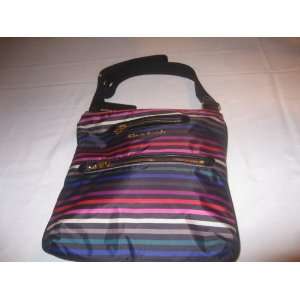  Sonia Rykiel Large Striped Messenger Bag