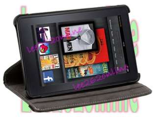   Rotation Stand Leather Cover Case for  Kindle Fire 7 Tablet