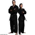 black judo jujitsu mma single weave uniform gi suit size