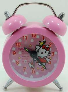 Kitty Children Girls Desktop Travel Alarm Mini Clock  