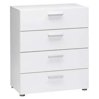 Pepe 4 Drawer Dresser   White.Opens in a new window